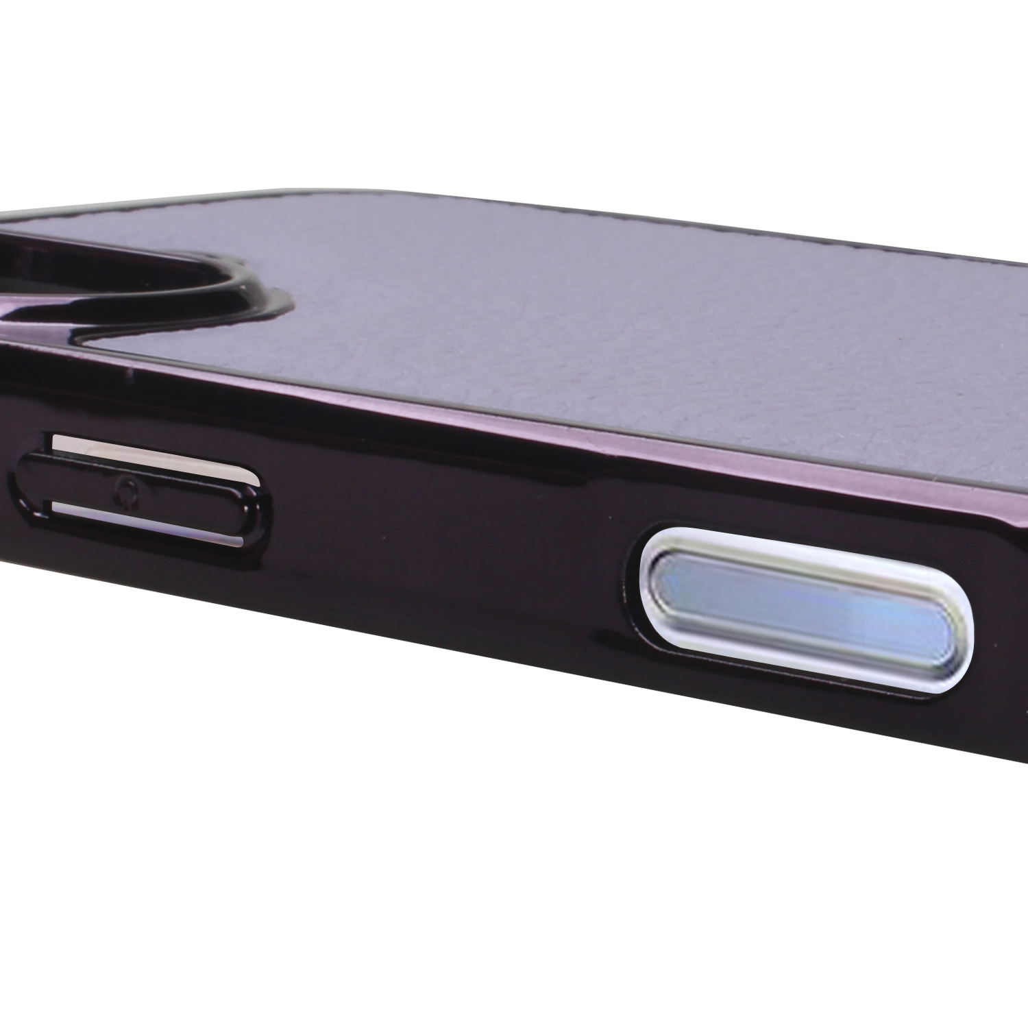 Triwood Tech PU leather phone case with metallic frame for OEM ODM manufacturing
